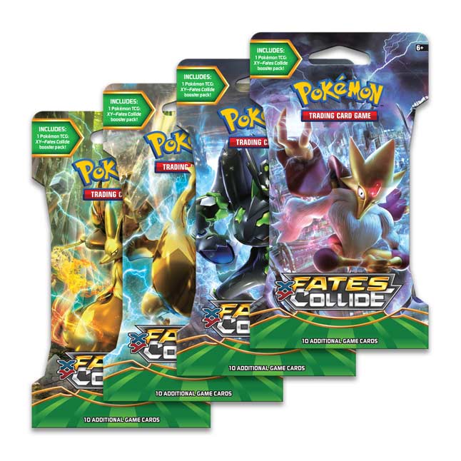 Pokmon Fates Collide Sleeved Booster Pack - Spicy Bears Pokmon Fates Collide Sleeved Booster Pack - Spicy Bears
